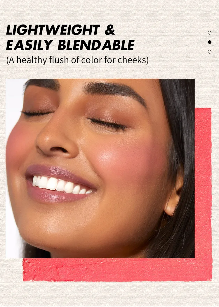 Makeup Cream Blush & Contour Vegan Cruelty Free Luxury Cheek Tint Long