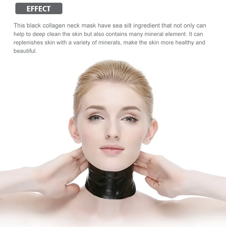 Private Label Custom Beauty Moisturizing Skin Care Anti Aging Crystal Collagen Neck Mask