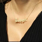 Necklace Necklaces Necklaces Stainless Steel Gift Personalized Necklace Name Choker Jewelry Women Custom Name Necklaces Gold Plated