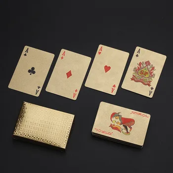 give away paper poker cards gold red blue black silver waterproof custom logo poker playing card decks casino