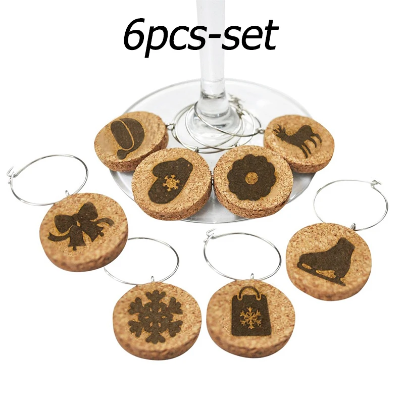 Wine Glass Charms OEM Set Wine Glass Charm Rings Wine Glass Charms Markers  Tags Summer Beach Theme for Home Party Decorations