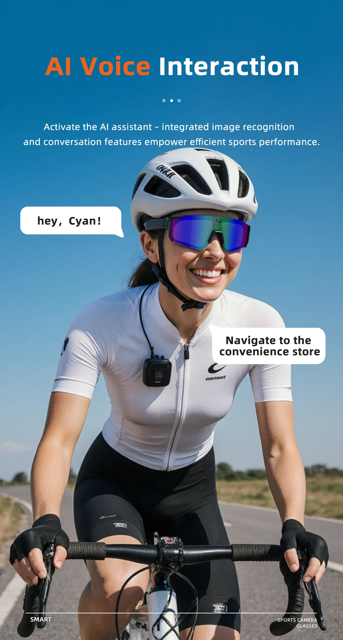 Sanvnet Snt Solis Smart Eyewear With 8mp Camera Wifi Transfer Video Recording Outdoor Cycling Sunglasses Al Smart Glasses 2026 - Buy Al Glasses smart Glasses 4k Camera Glasses augmented Reality glasses glasses With Camera sunglasses With Camera video Glasses