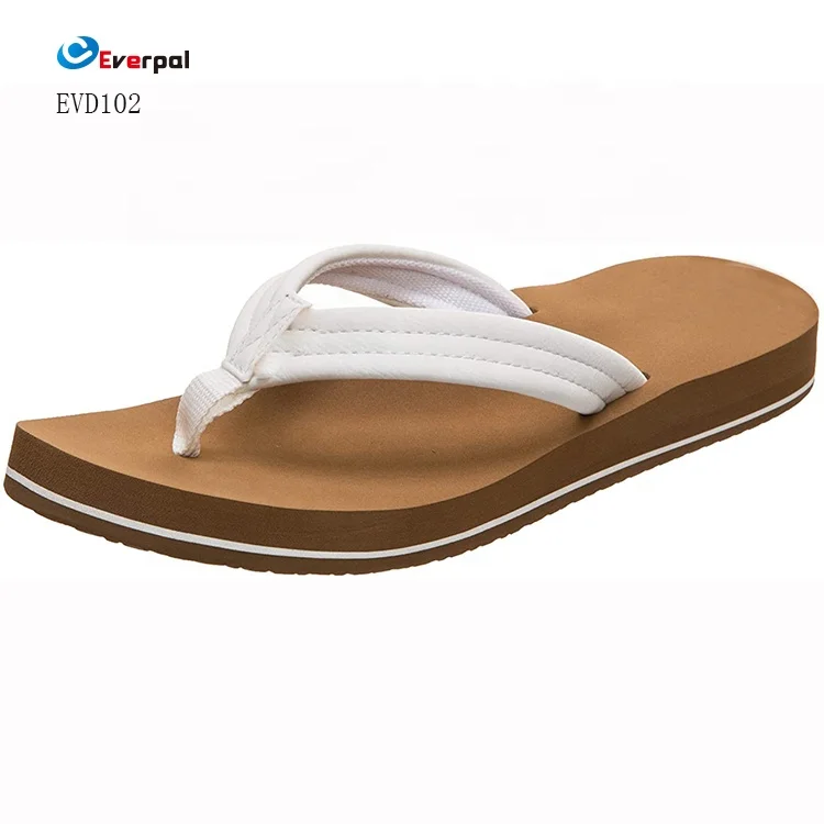 flip flops with cushioned footbed