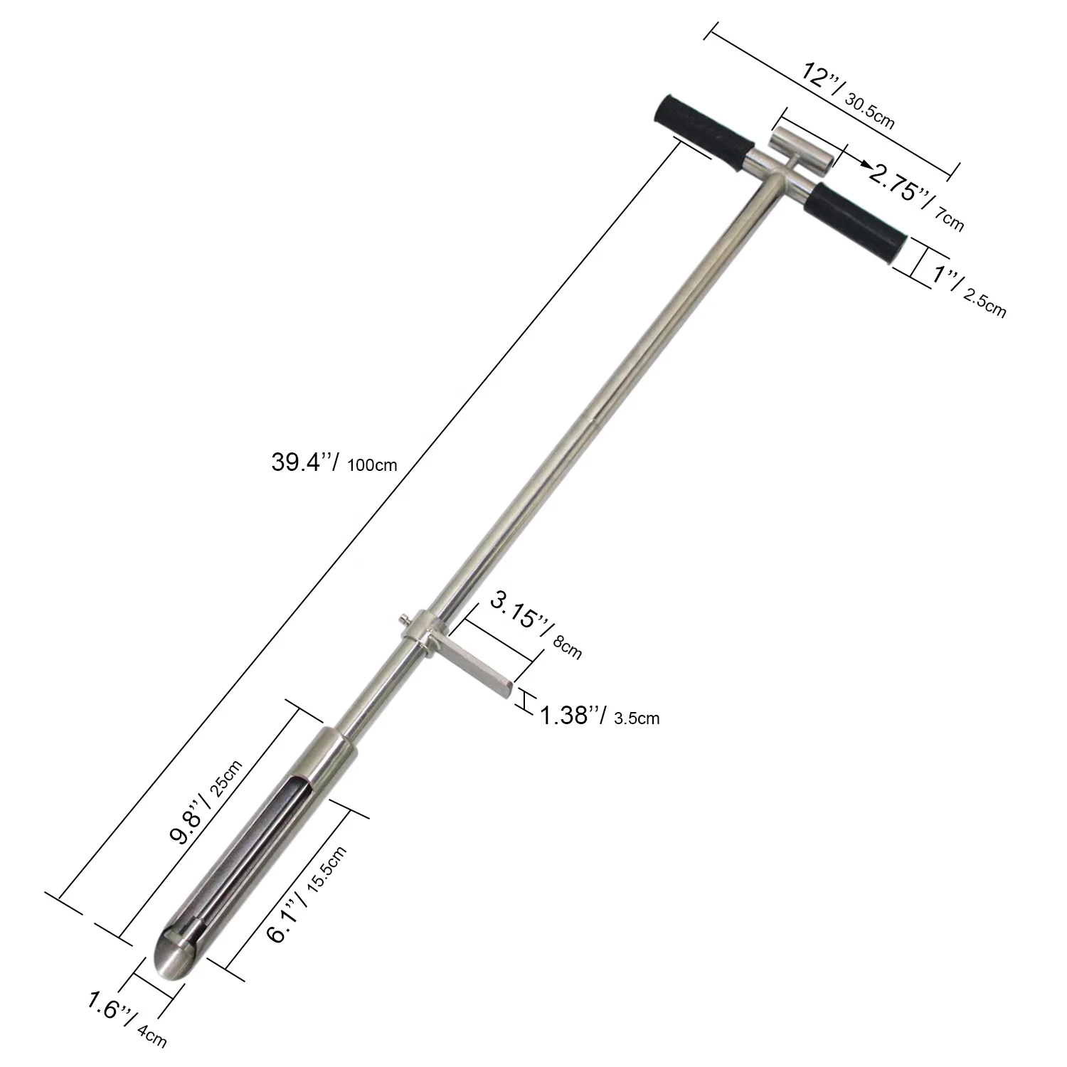 Custom Logo Soil Sampling Hand Auger 1 Meter Soil Sampling Analysis Kit