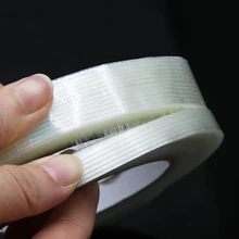 Self Adhesive Bi-directional Mono Striped Cross Reinforced Package Strapping Fiberglass Filament Adhesive Tape