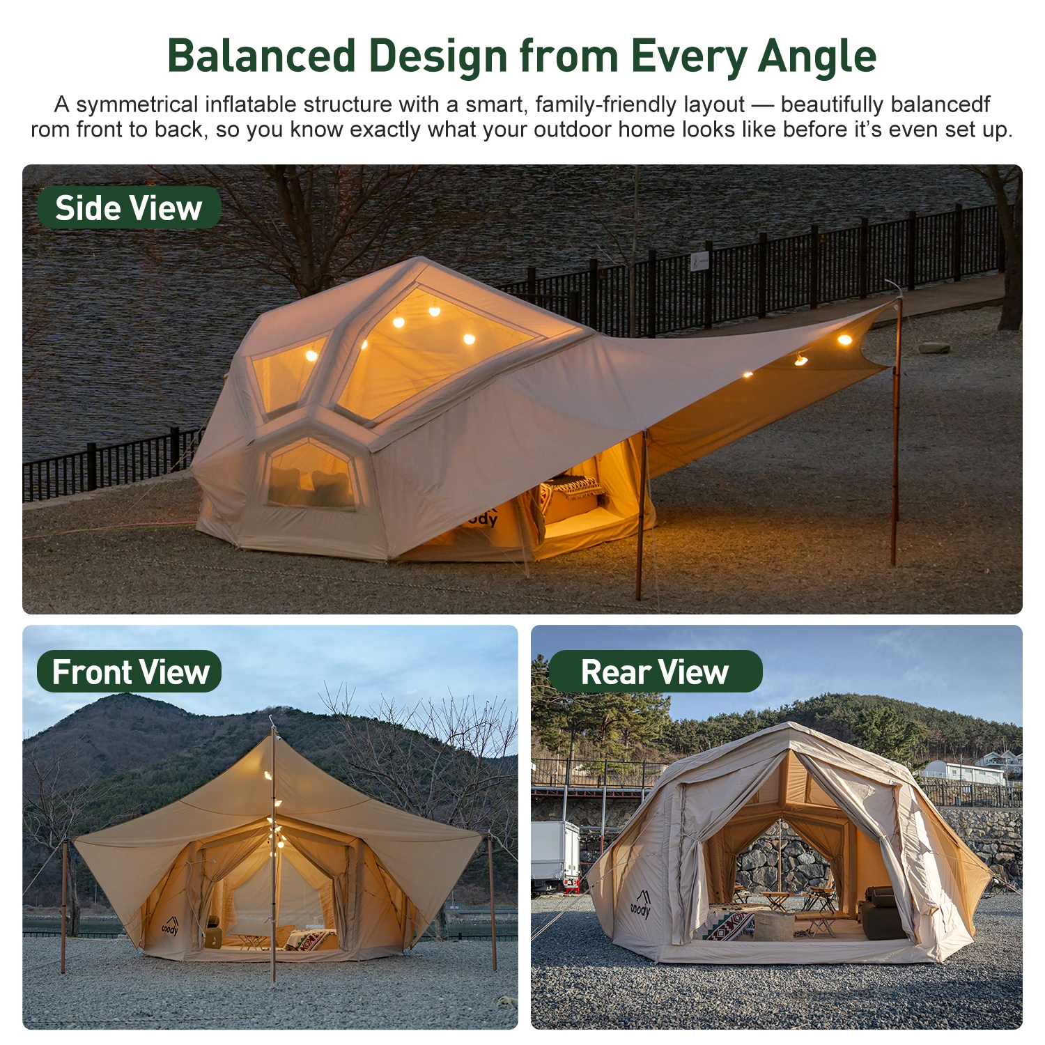 Coody Bestona Luftzelt  Beiges Outdoor-Campingzelt, groes, luxurises  aufblasbares Zelt| Alibaba.com