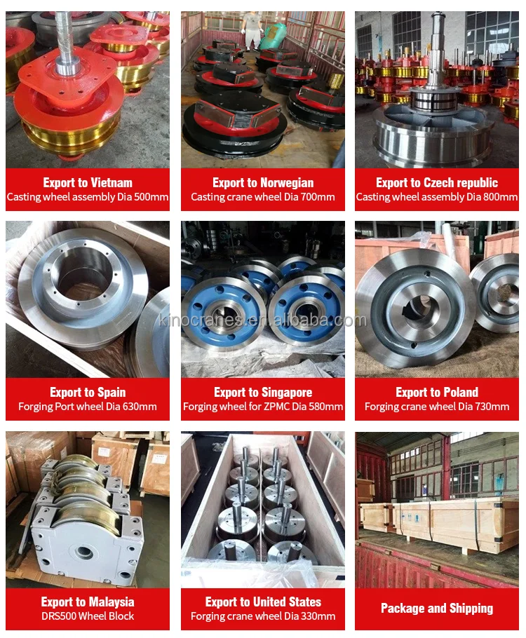Customized Flanged Steel Gantry Crane Wheels Buy Flanged