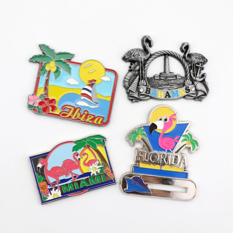 Miami Florida USA Koelkast Magneet Souvenir Gift Crystal Magnetische Sticker Collectie