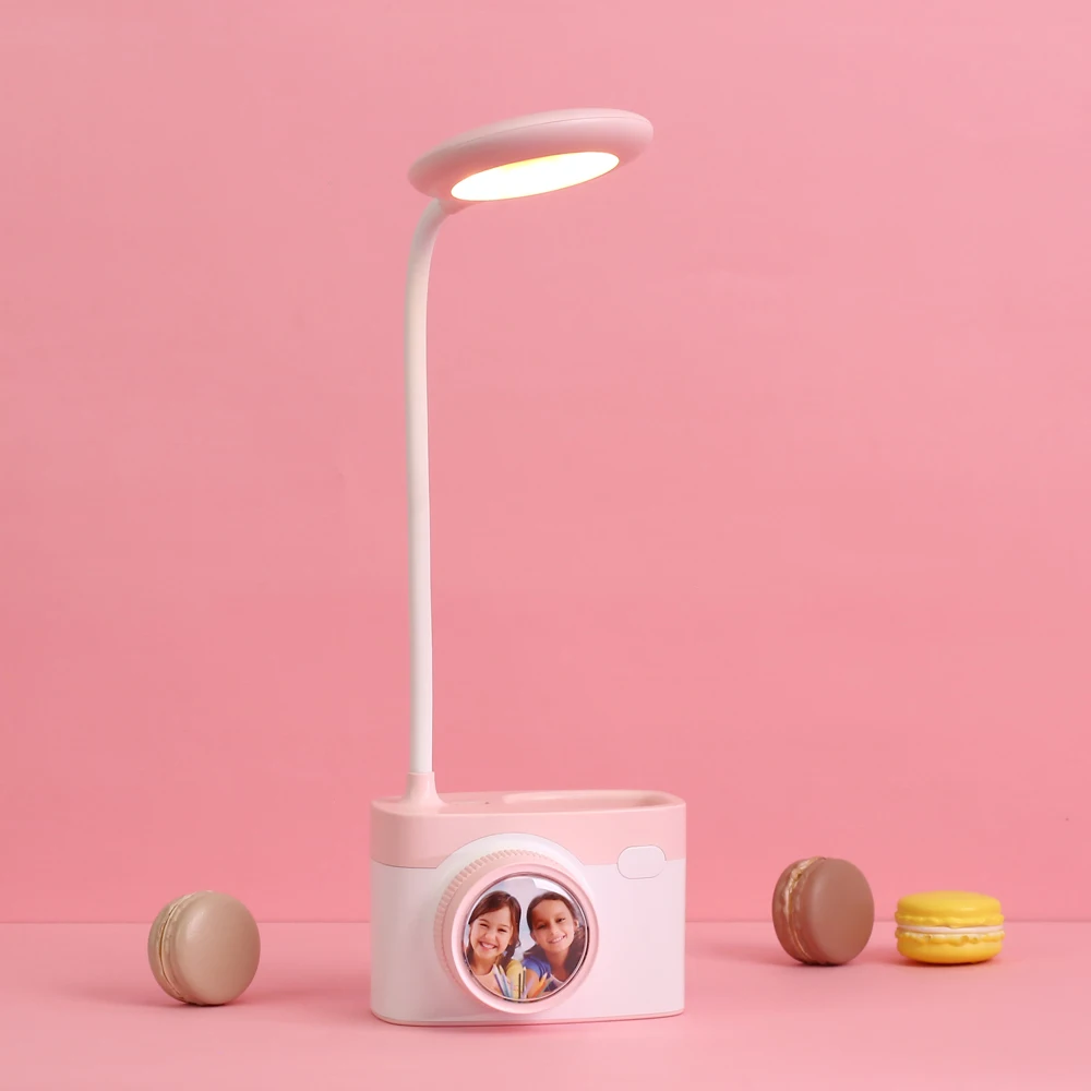 high quality LED Children light Mini Kids lovely camera desk lamp with cute night light