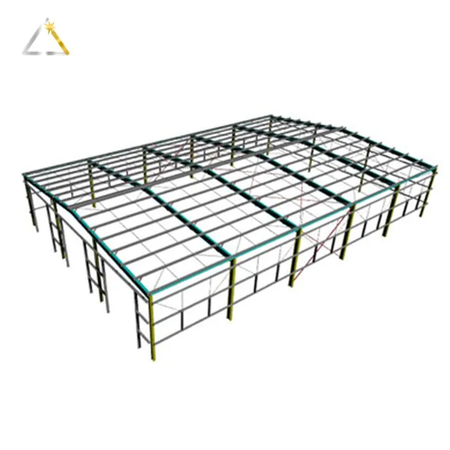 Big Prefabricated Mini Warehouse Building Dome Roof Light House Frame Construction Structure Structural Steel