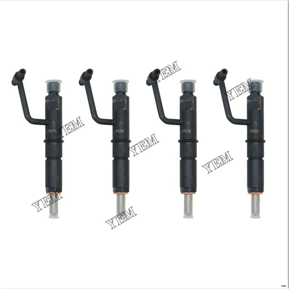 Excellent Quality 4 Pcs 4JB1 Injector Assy 6646906 for Mustang Bobcat 843 853 1213 960 2060