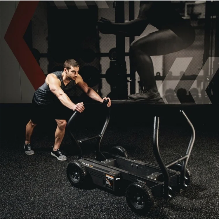 フィットネスパワートレーニングスレッドタンク 商業用カート 200kg対応