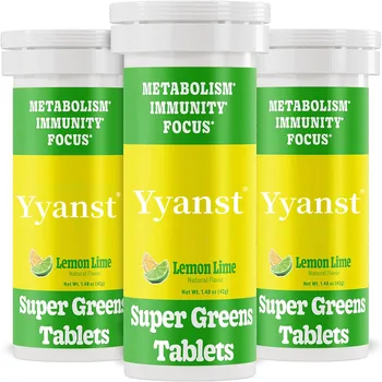 Fruit & Vegetable Blend Effervescent Tablets Immune Support Boost Metabolism Refreshing Fruit & Vegetable Effervescent Tablets