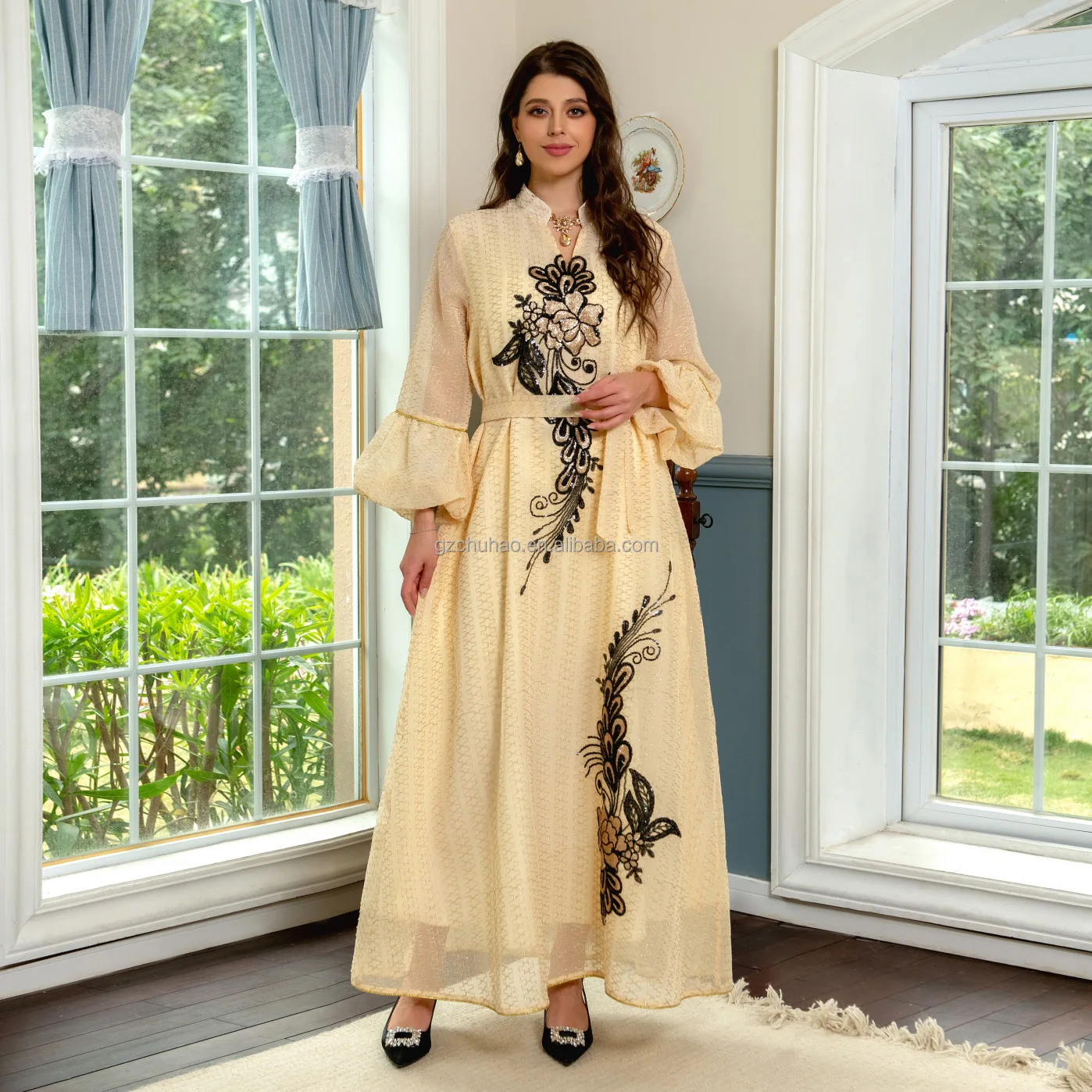 chinese dress ladies Women's Batik Midi Dress - Artistic Heritage