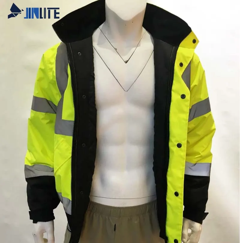 Hivi Workwear Waterproof High Visibility Jacket Winter Safety Bomb