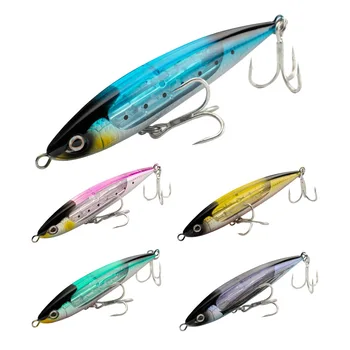 15cm 70g Top Water Fish Baits Walk the Dog Fishing Lure Spook Lure for Fishing Baits Sinking Pencil Lures Treble Hook – Pencil – view 2