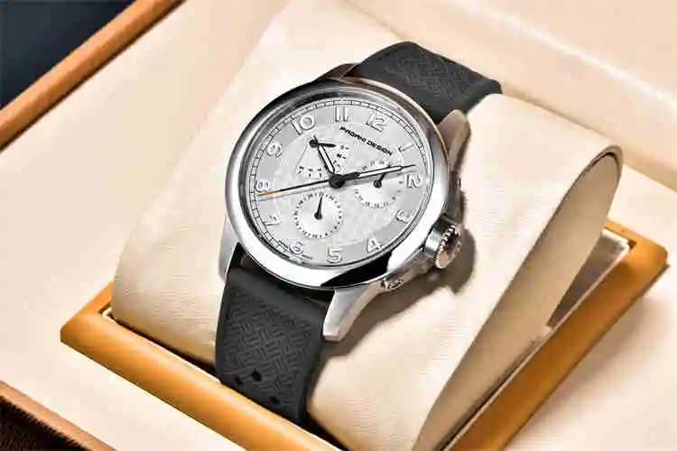 1780 Классические кварцевые часы с силиконовым ремешком