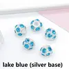 6 lake blue(silver base)