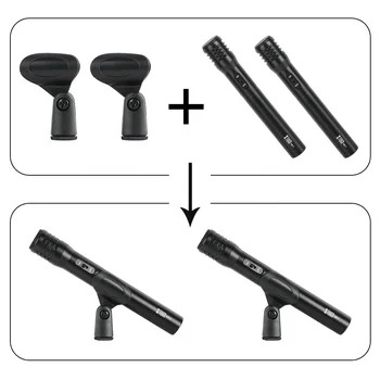 Mi7 Adjustable Drum Microphone Set With Noise Cancelling & Oem