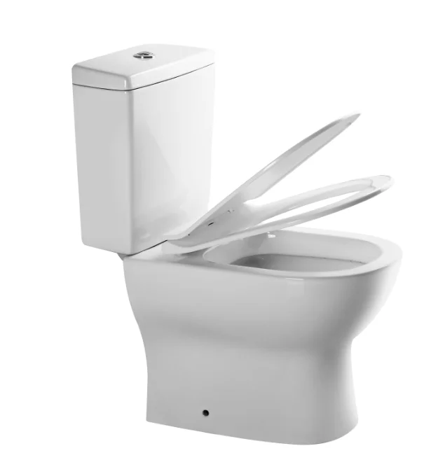 AIDI European Style Modern Bathroom Box Rim P-trap Round Two Piece Toilet details