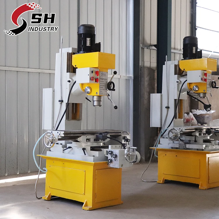 Zx50C Manual Mill Multi-Function Combo Vertical Lathe Drilling