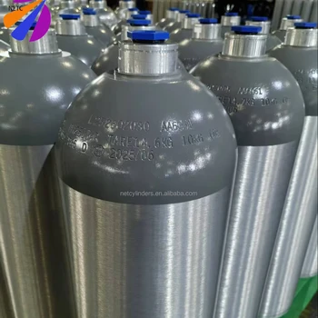 9.1kg 124Bar  NETC  Factory Sale Aluminum CO2 Cylinder for Brewery / Industrial Gas Use DOT 3AL