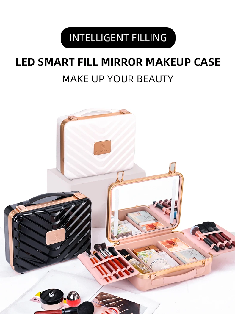 Obox Competitive Price Cosmetics Case Professional Makeup Case Soft ...
