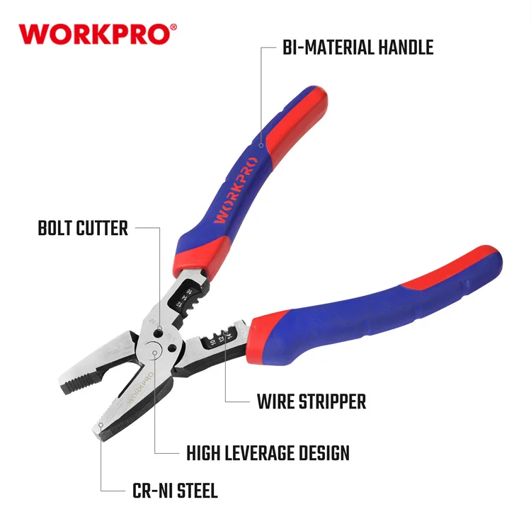 WORKPRO 30-Inch Bolt Cutter – Heavy-Duty Compound Action, Heat-Treated Steel Jaws For Cutting Chain, Padlocks, Rebar & Thick Wire