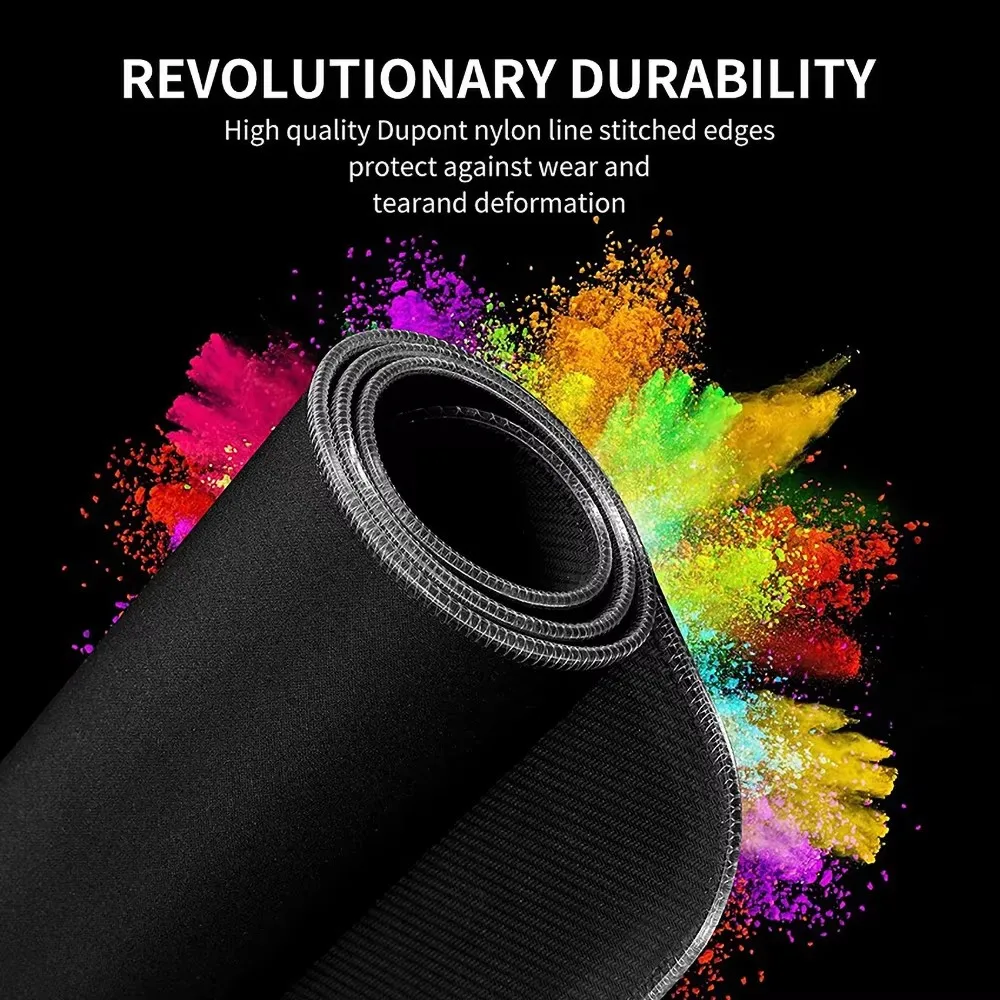 Large RGB LED Gaming Mouse Pad with Flashing 10 Lighting Effect Non-slip Rubber Base USB aperçu 5