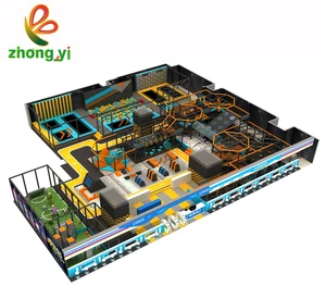 Commercial Amusement Kids Adults Trampoline Park Entertainment Indoor Outdoor Trampoline for Sale