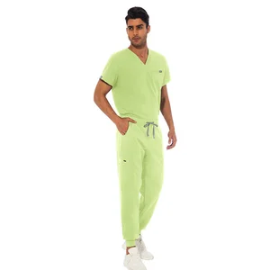 OEM&ODM Custom Logo Nurse Uniforms Scrubs Suits for Women Long Sleeve Doctor Hospital Uniform Sets Shirt and Pants