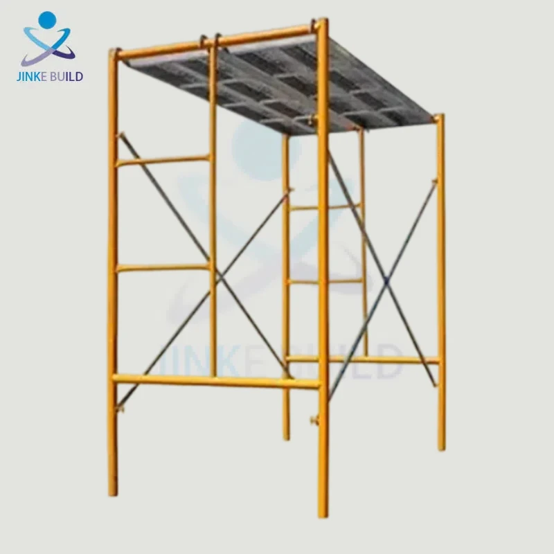 Tianjin Jinke H Frame Scaffolding System Parts H Frame Scaffolding Load Capacity Construction Scaffoldings