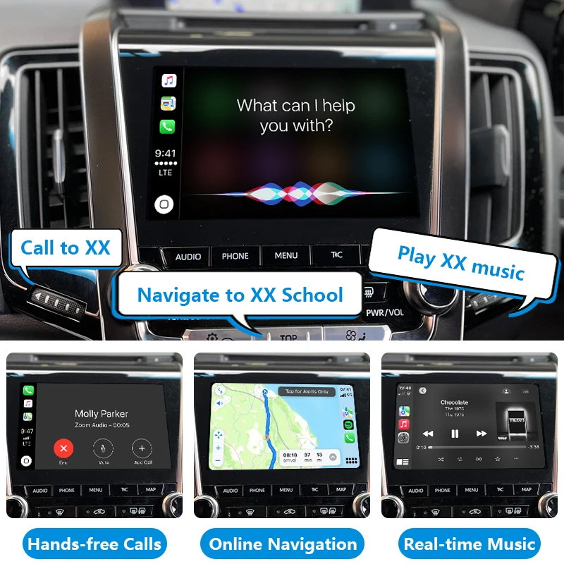 Toyota Crown S220 ARS220 AZSH20 AZSH21 GWS224 RS Wireless Apple CarPlay and  Android Auto Integration Kits for Toyota