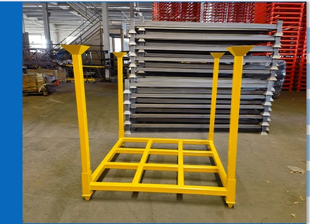 Fabricated Stacking Collapsible Movable Pipe Plate Post Pallet Rack ...