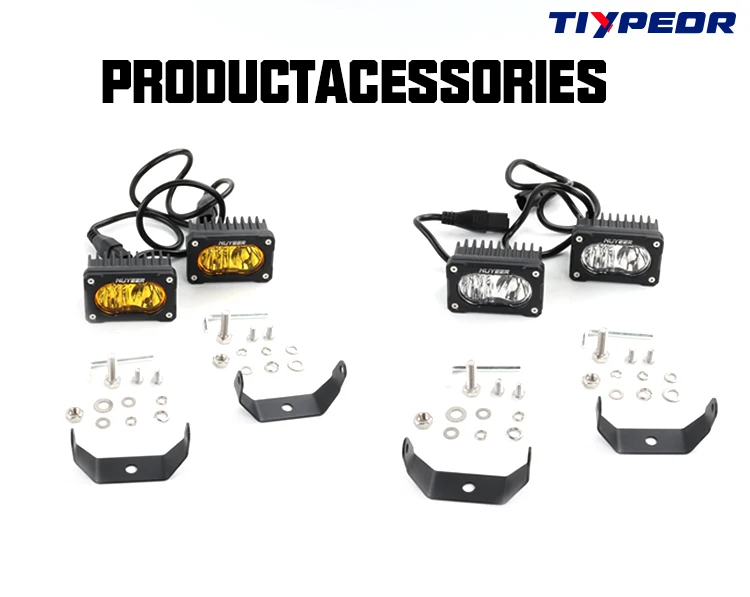 product tiypeor motorcycle car spotlight headlight auxiliary led work light combo beam driving lamp for off road tractor truck fog light-6