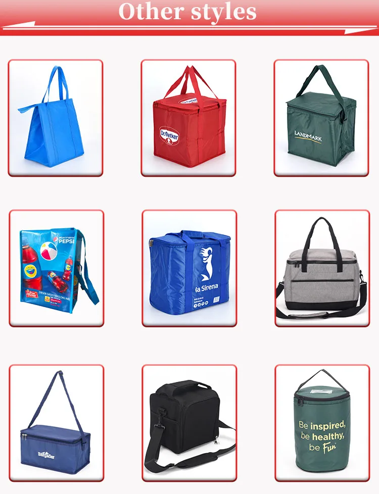 High Quality Cooler Bag Insulated Dual Compartment Lunch Bag With Soft