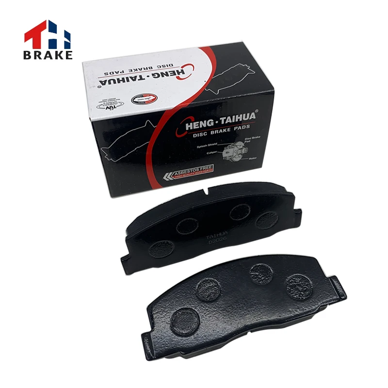product factory price auto parts manufacturers back plate disc brake pads d2026 for japanese cars-5