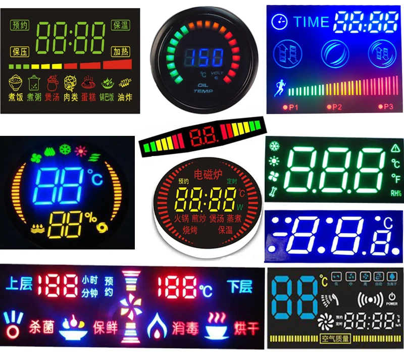Custom 7 Segment Led Display Customized Seven Segment Led Home Appliance Display Module