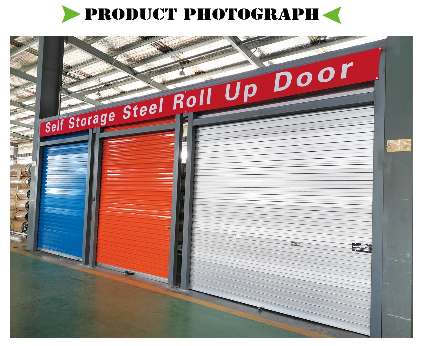 Factory direct sales of new self storage roller shutter doors supplier