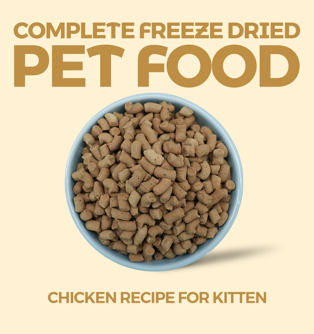 Oem Odm Free Sample Organic Pet Food Wholesalers Freeze Dried Weight