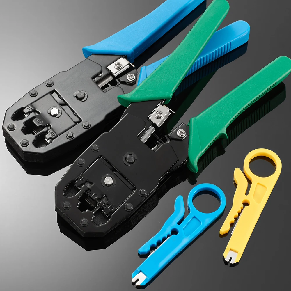 12pcs Network Toolkit Cable Tester Hand Tool Set Crimping Networking Tools Kits