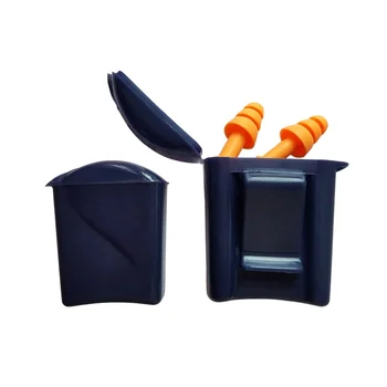 P8-3 Safety silicone  Audition Swimming earplugs Soundproof shooting ear plugs plastic case clip box