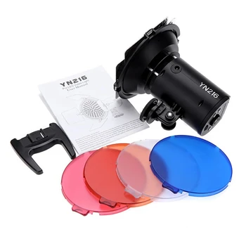 Professional YN216 Video LED Video Light Camera Video Light With 4 Color Plates for Canon DSLR Photographic Lighting detail image