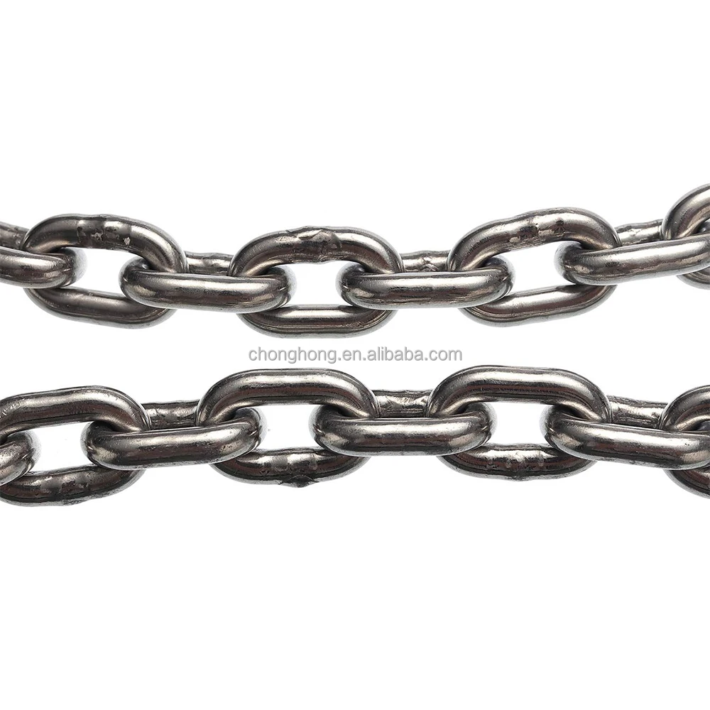 5/16" Stainless Steel 316 Anchor Chain - 5 Feet Long With 2 Shackles, Marine Grade For Small Boats