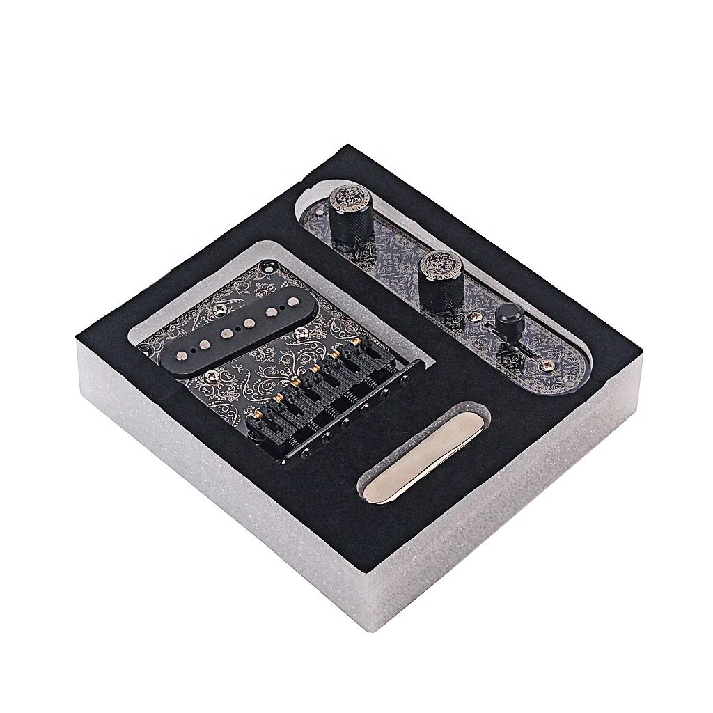 Custom Shop Telecaster Pickup and Bridge and Control Line  Set Te Le Tone Hand Wound  GMA09 Guitar Accessories