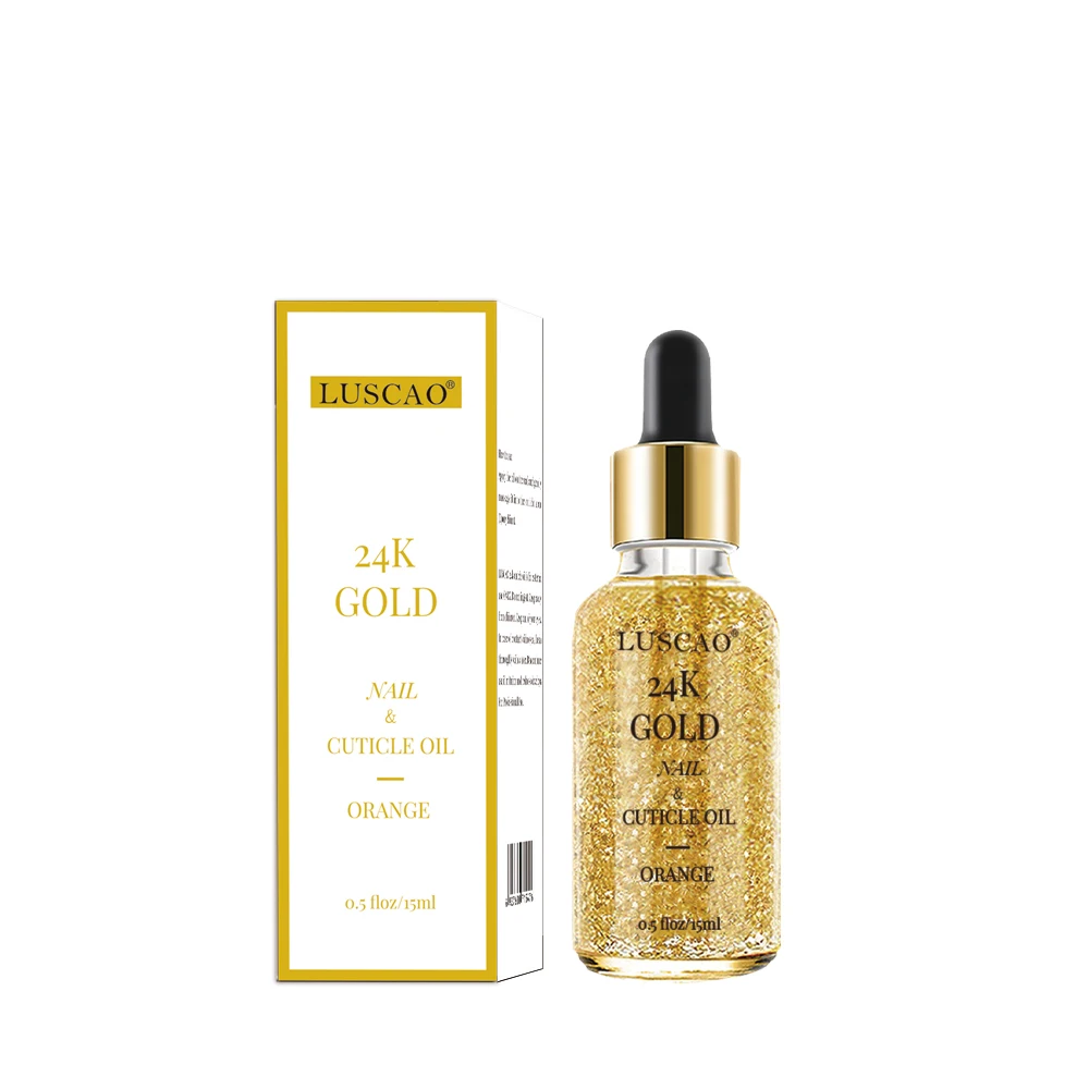 Натуральное органическое восстанавливающее 15 мл апельсиновое масло для кутикулы ногтей LUSCAO фирменной торговой марки