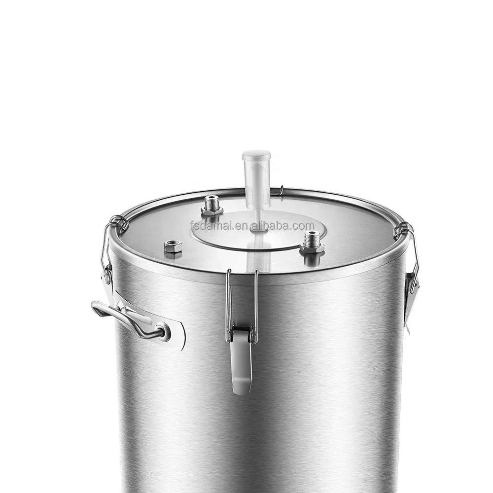 30 60 70 100L Fermentation Tank for Home Brewing Stainless Steel Conical Fermenter Storage Keg Wine Fermentation Brewing Kit