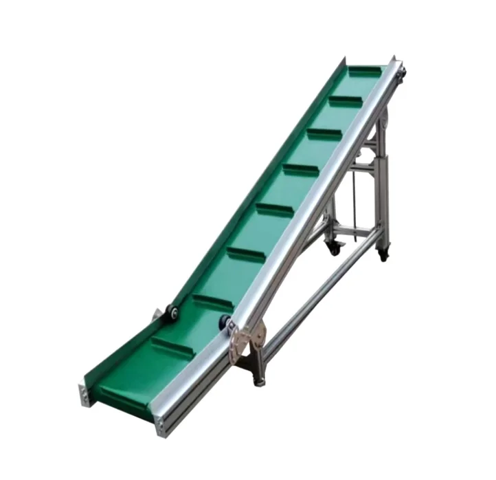 Assembly Line Material Climbing Inclined Conveyor Belt Hopper Production Line Grain Conveyor
