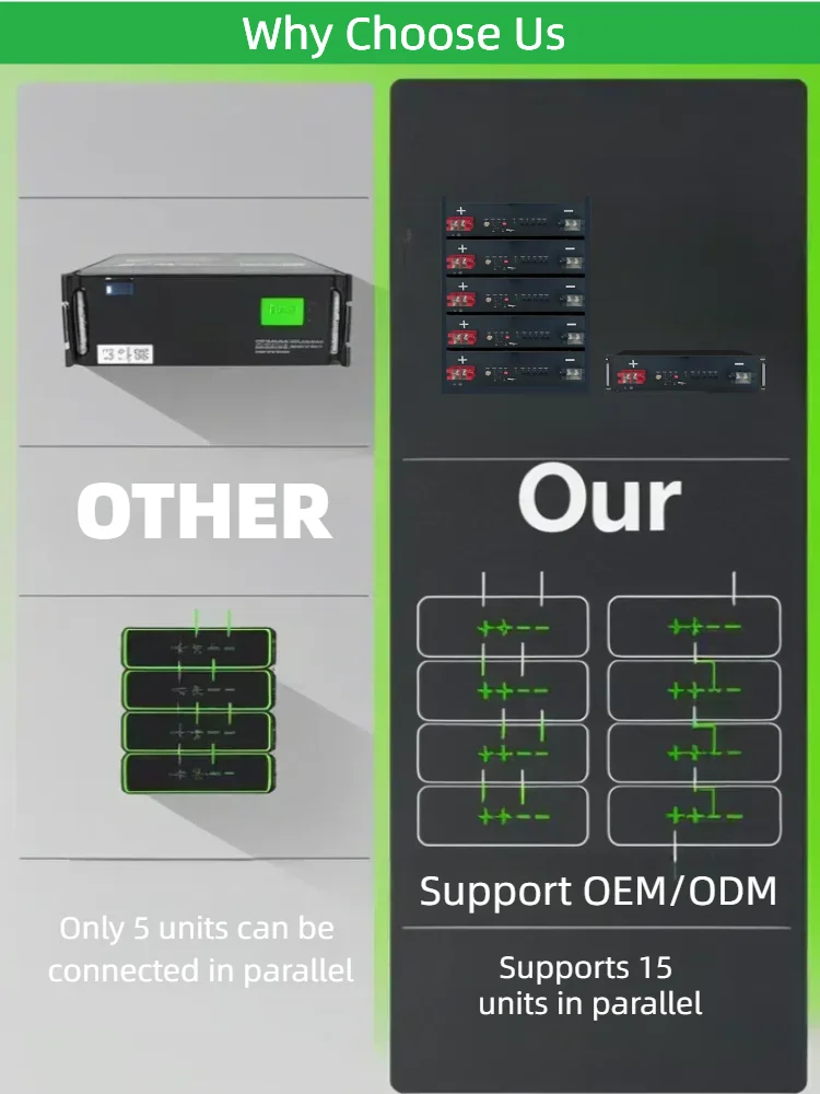 product 512v grade a lifepo4 cells 48v 100ah lifepo4 battery 6000 times rs485 can lifepo4 battery 48v rack mount a grade cell-8