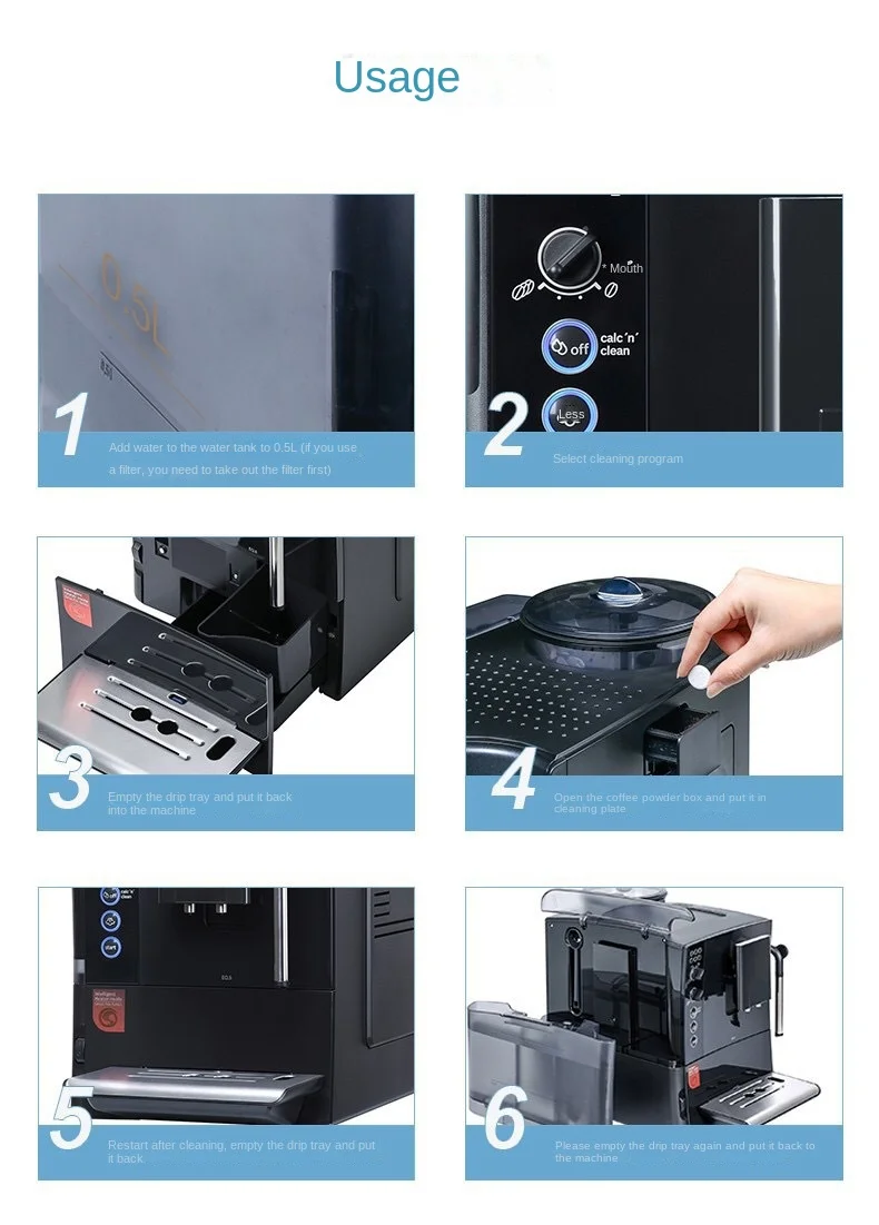 Harmless Coffee Machine Cleaning Tablet Milk System Deep Cleaner